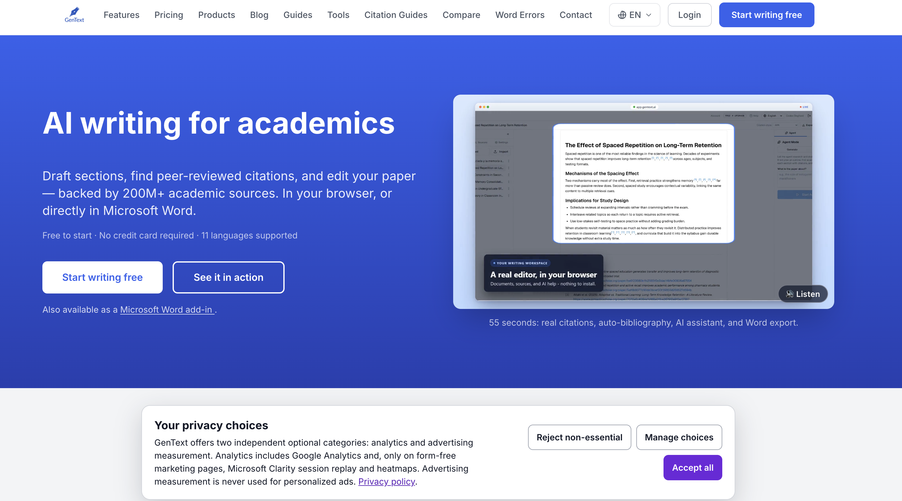 GenText AI Assistant AI Tool For Business Reports GenText AI Assistant AI Tool For Business Reports