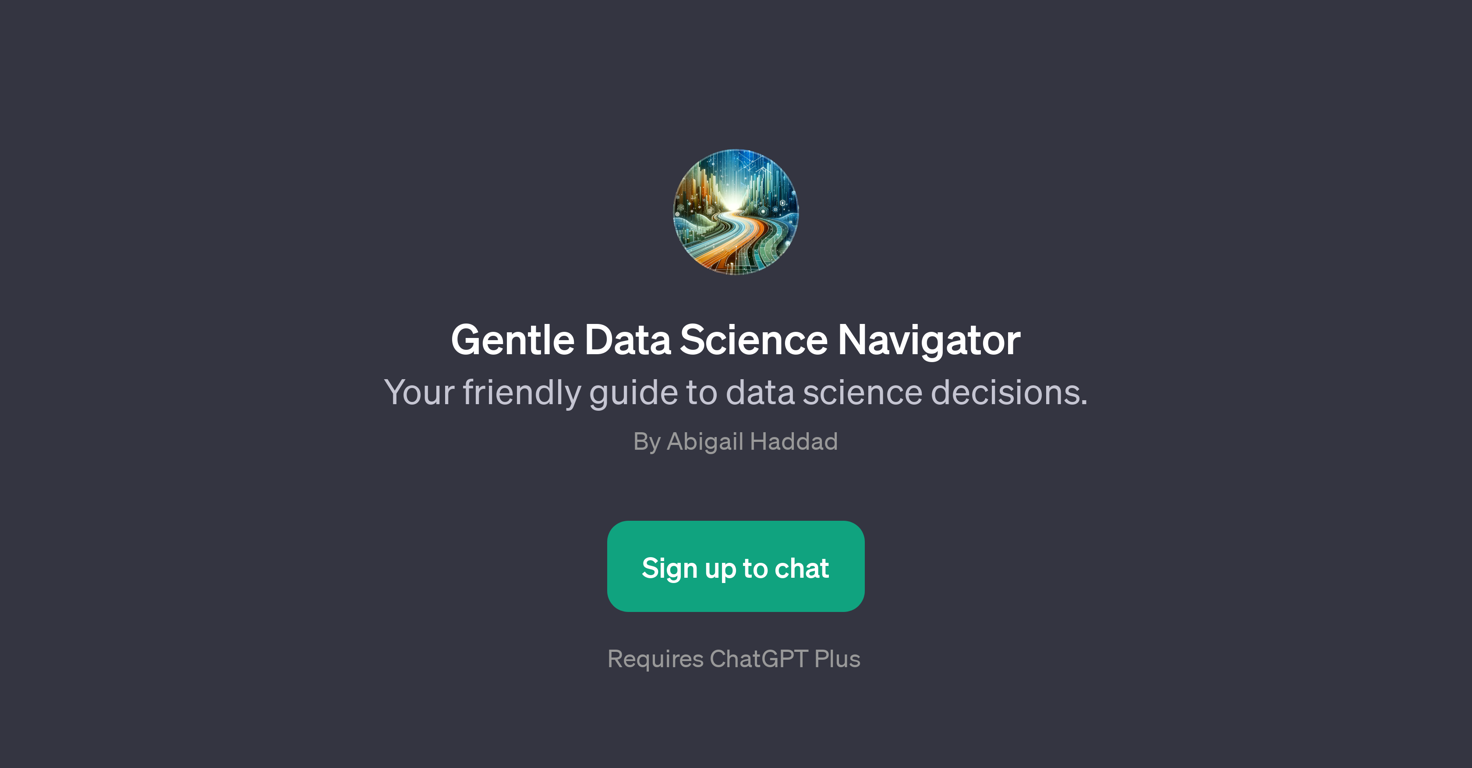 Gentle Data Science Navigator website