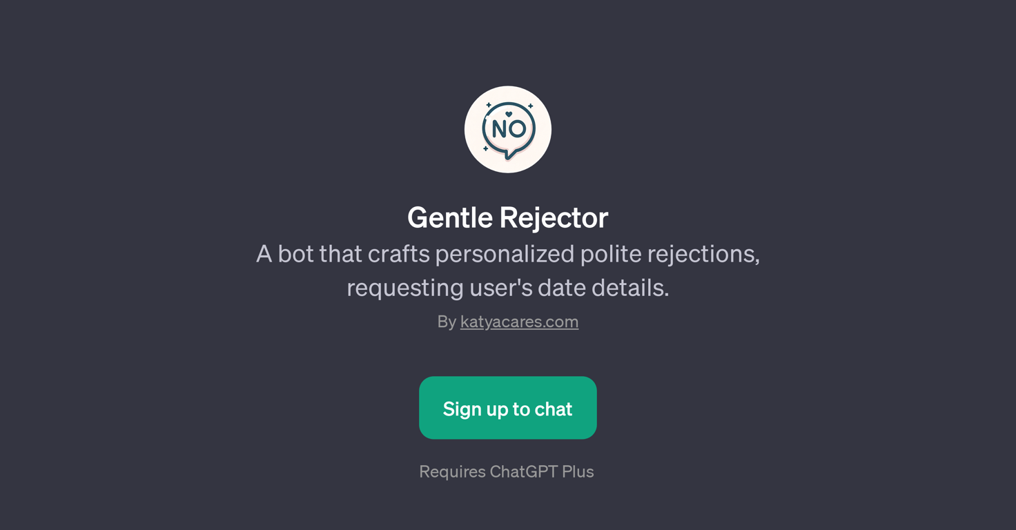 Gentle Rejector website