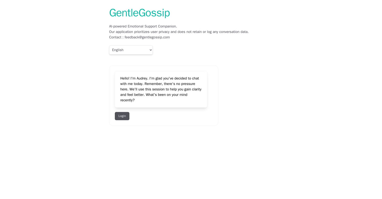 GentleGossip website