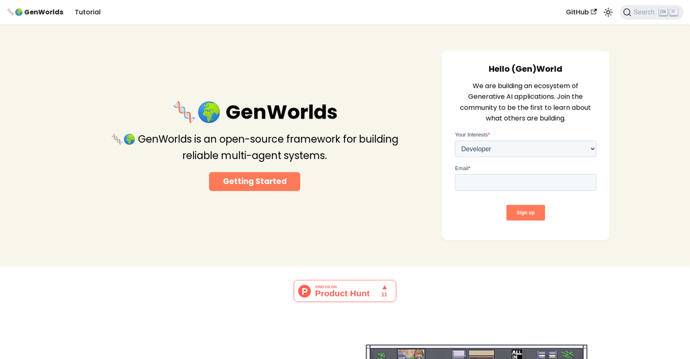 Genworlds website