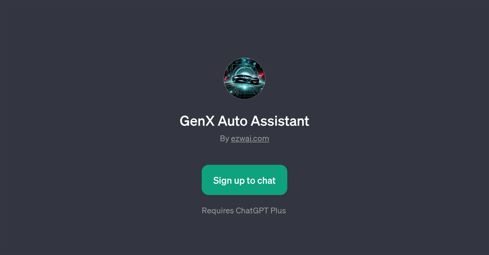 GenX Auto Assistant website