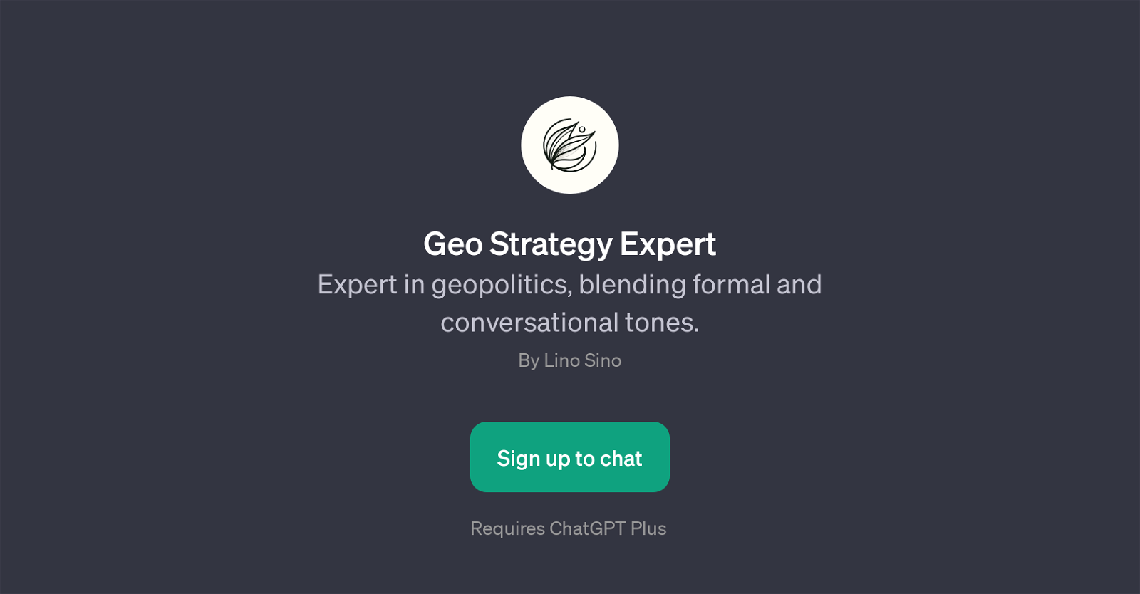 Geo Strategy Expert website