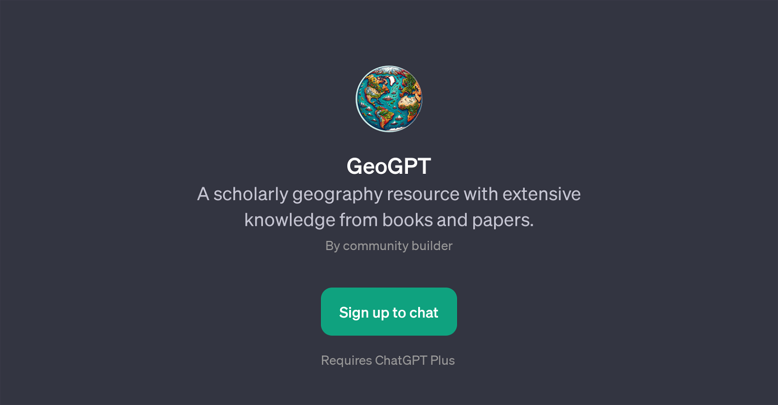 GeoGPT website