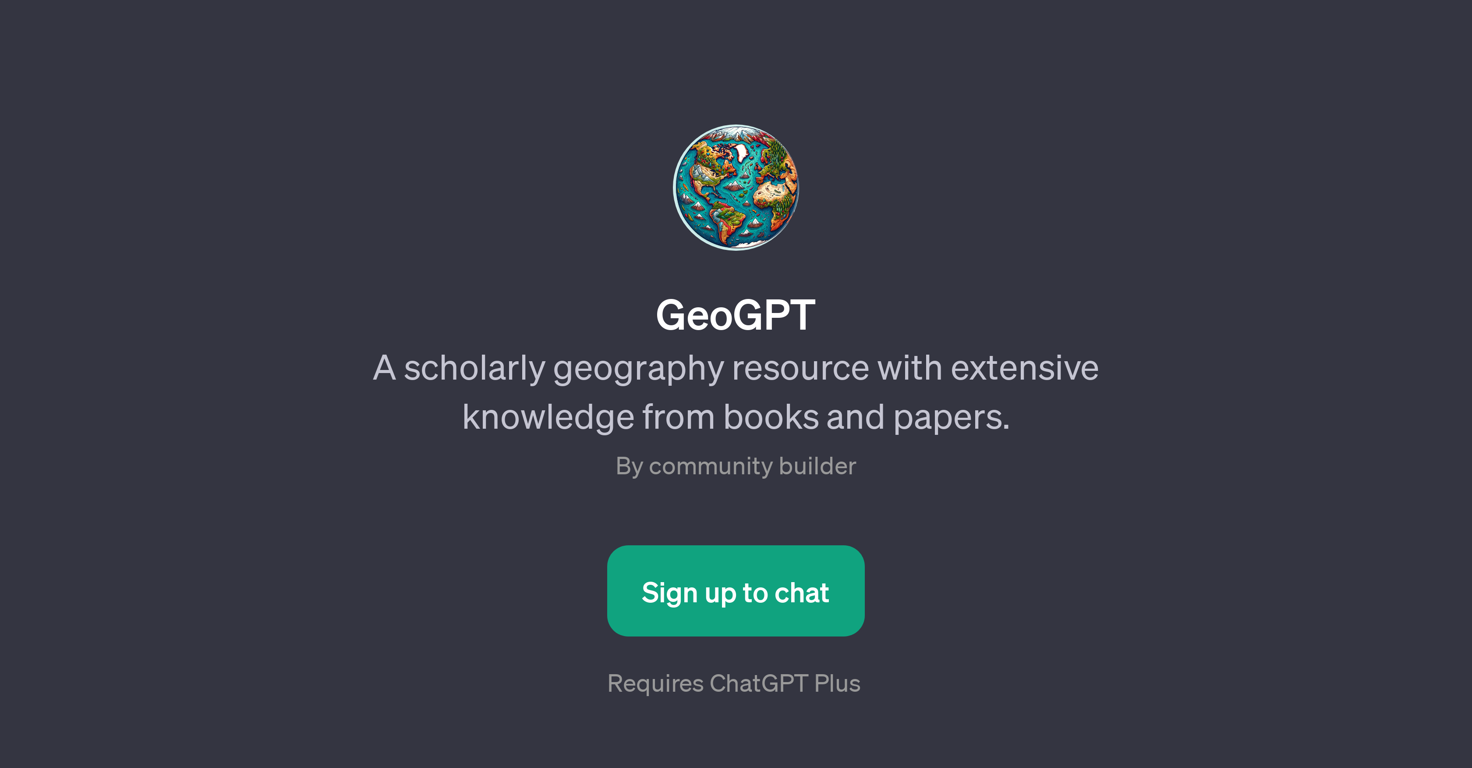 GeoGPT website