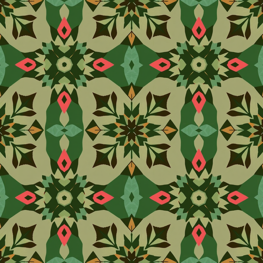 Flat geometric repeated pattern website