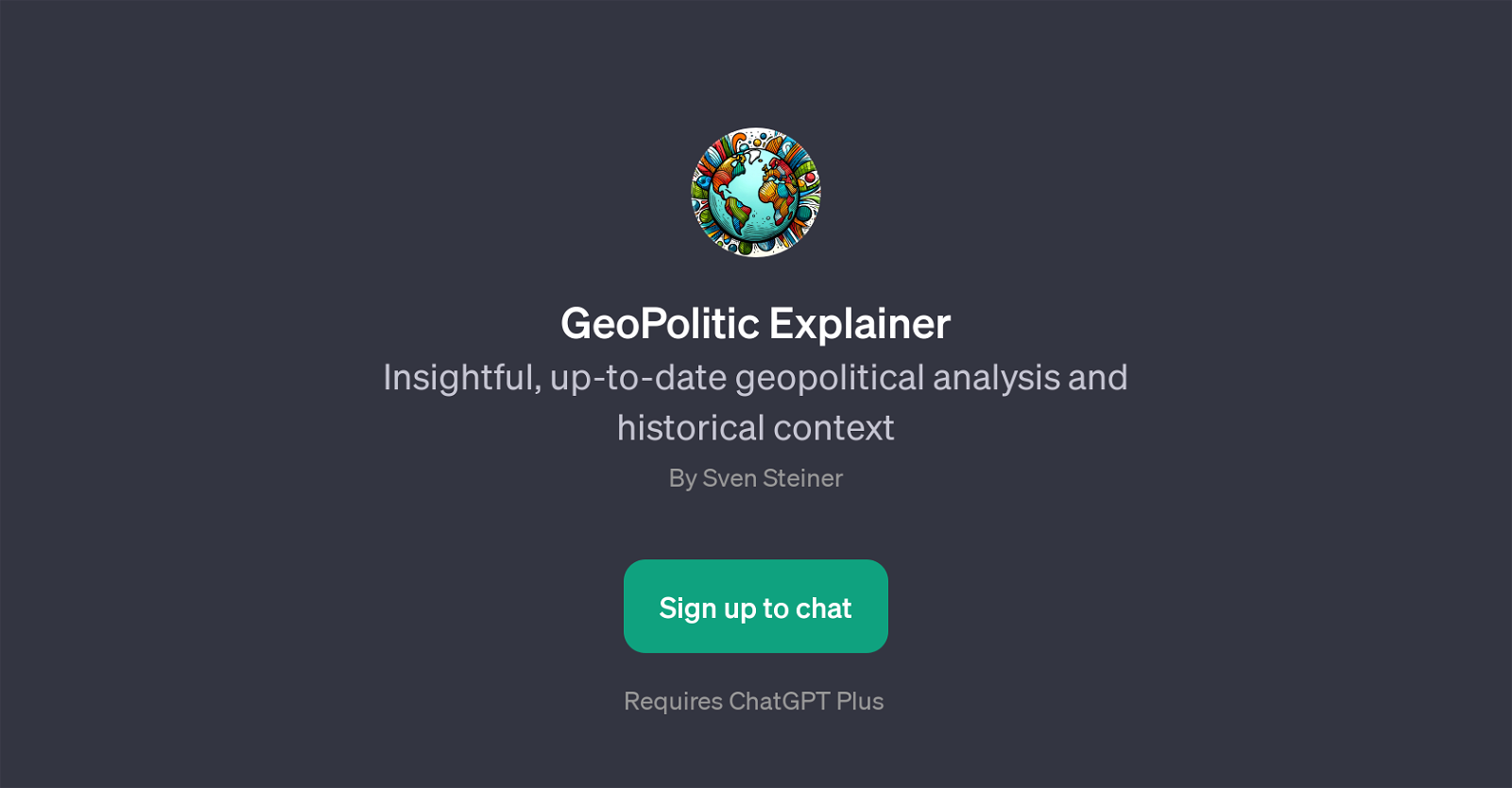GeoPolitic Explainer website