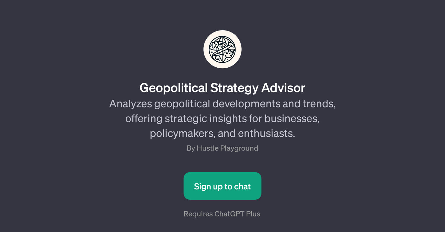 Geopolitical Strategy Advisor website