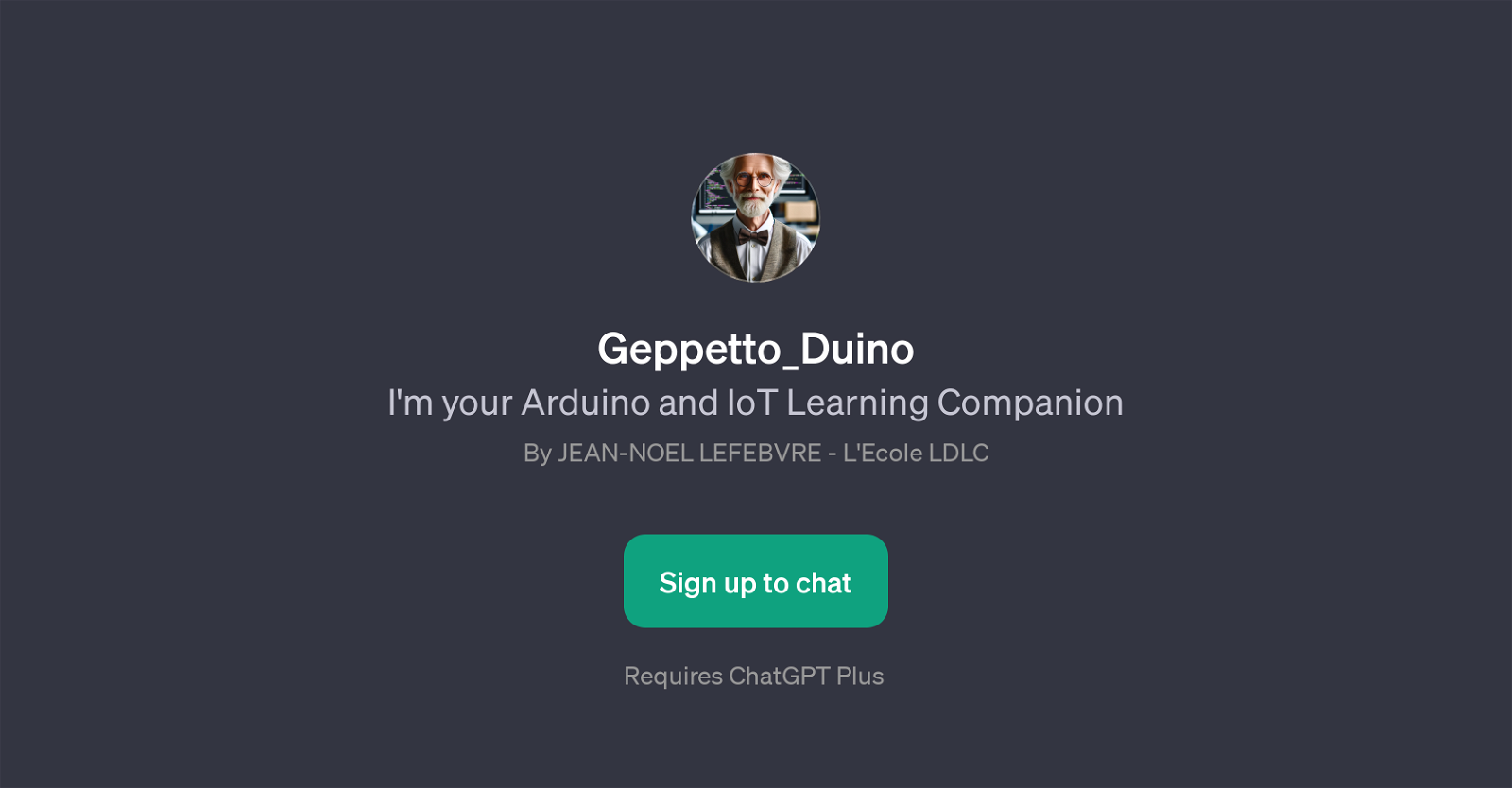 Geppetto_Duino website