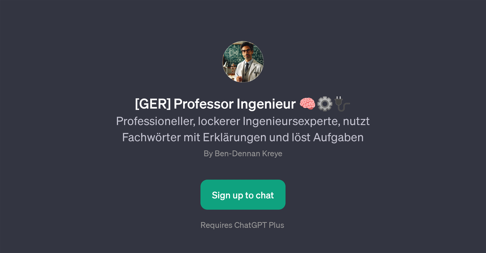 [GER] Professor Ingenieur website