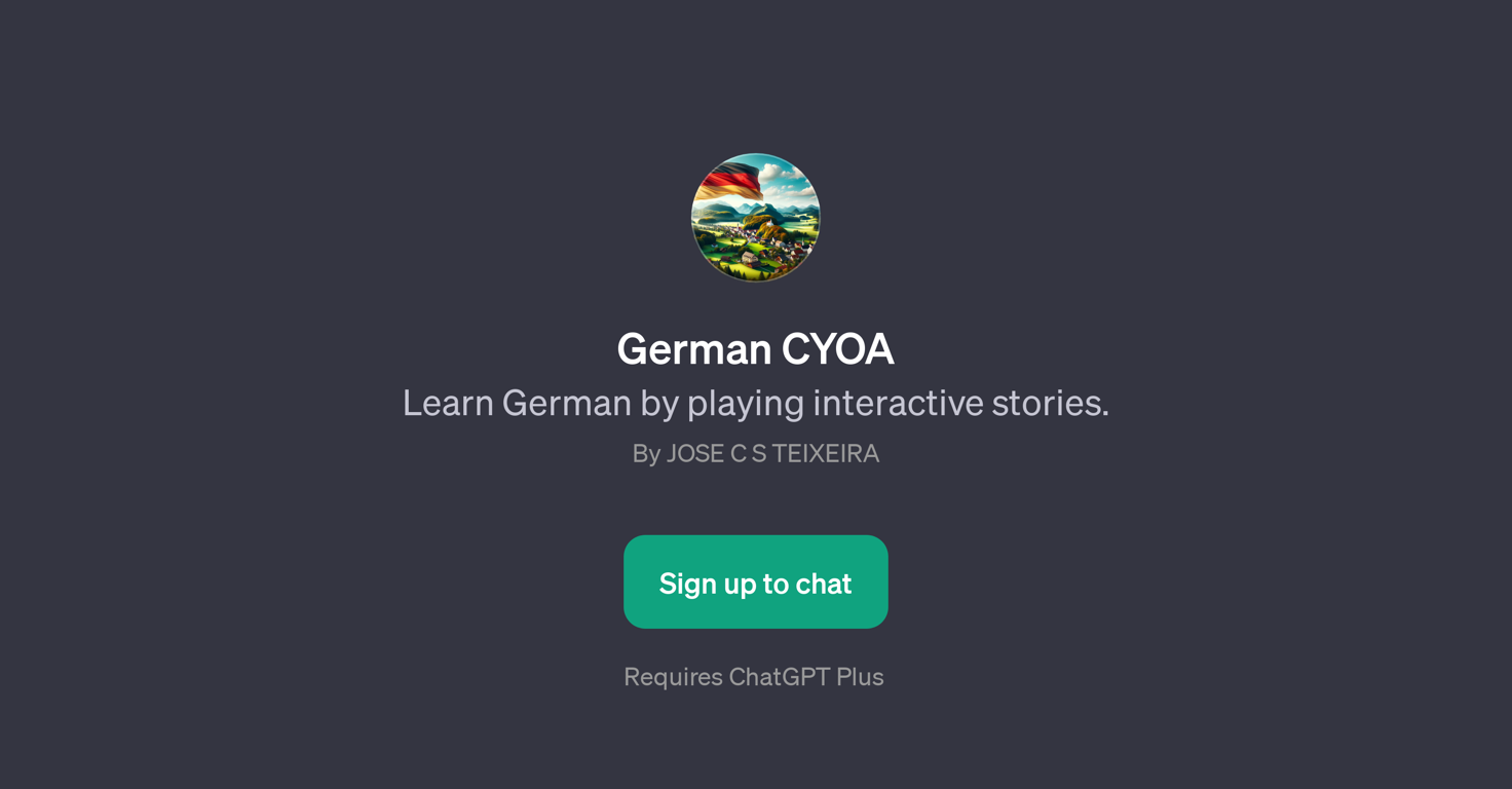 German CYOA website