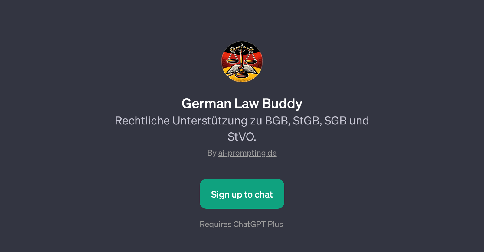 German Law Buddy website