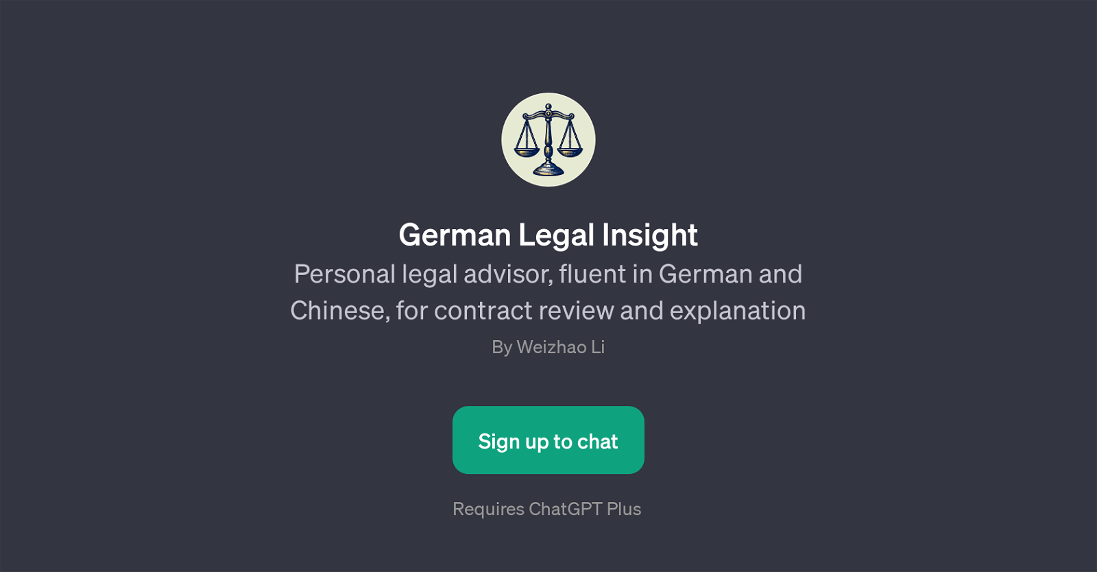 German Legal Insight website
