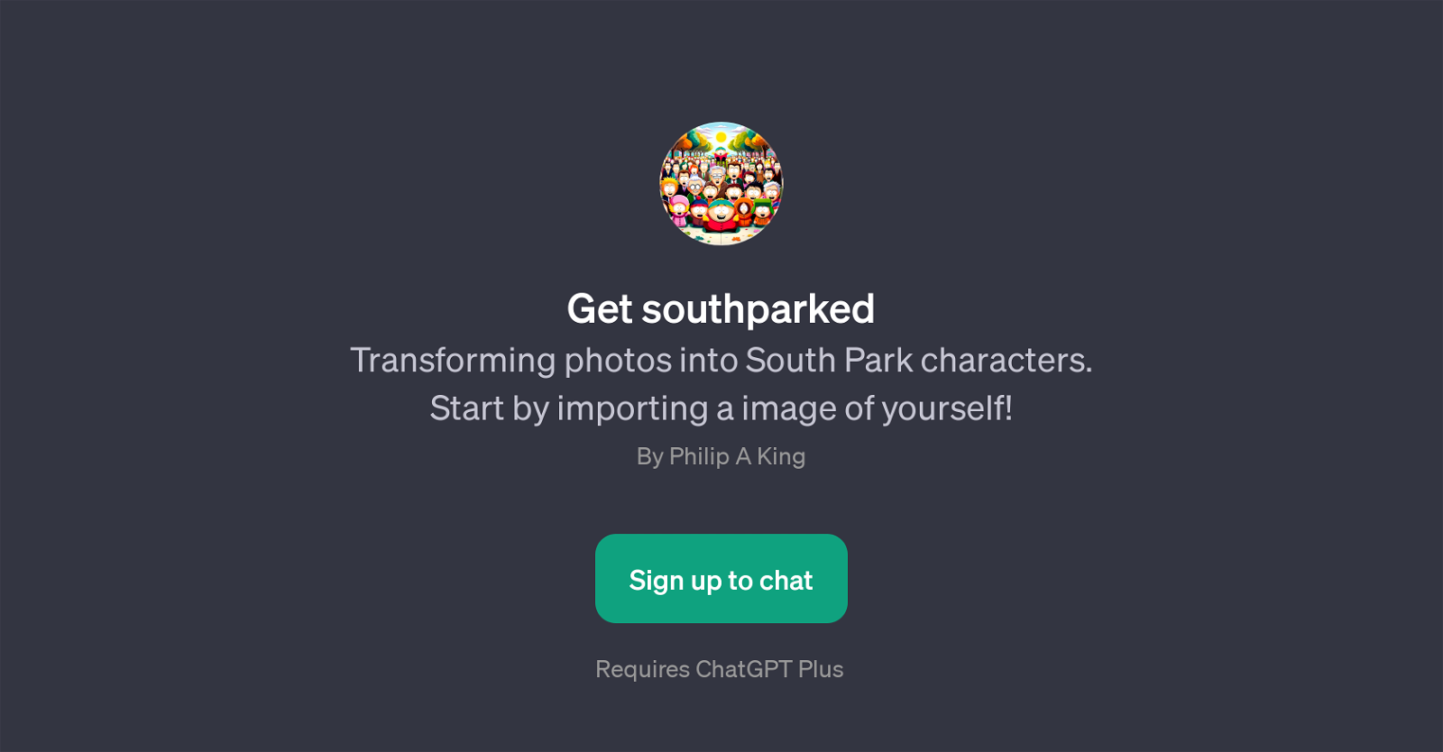 Get Southparked website