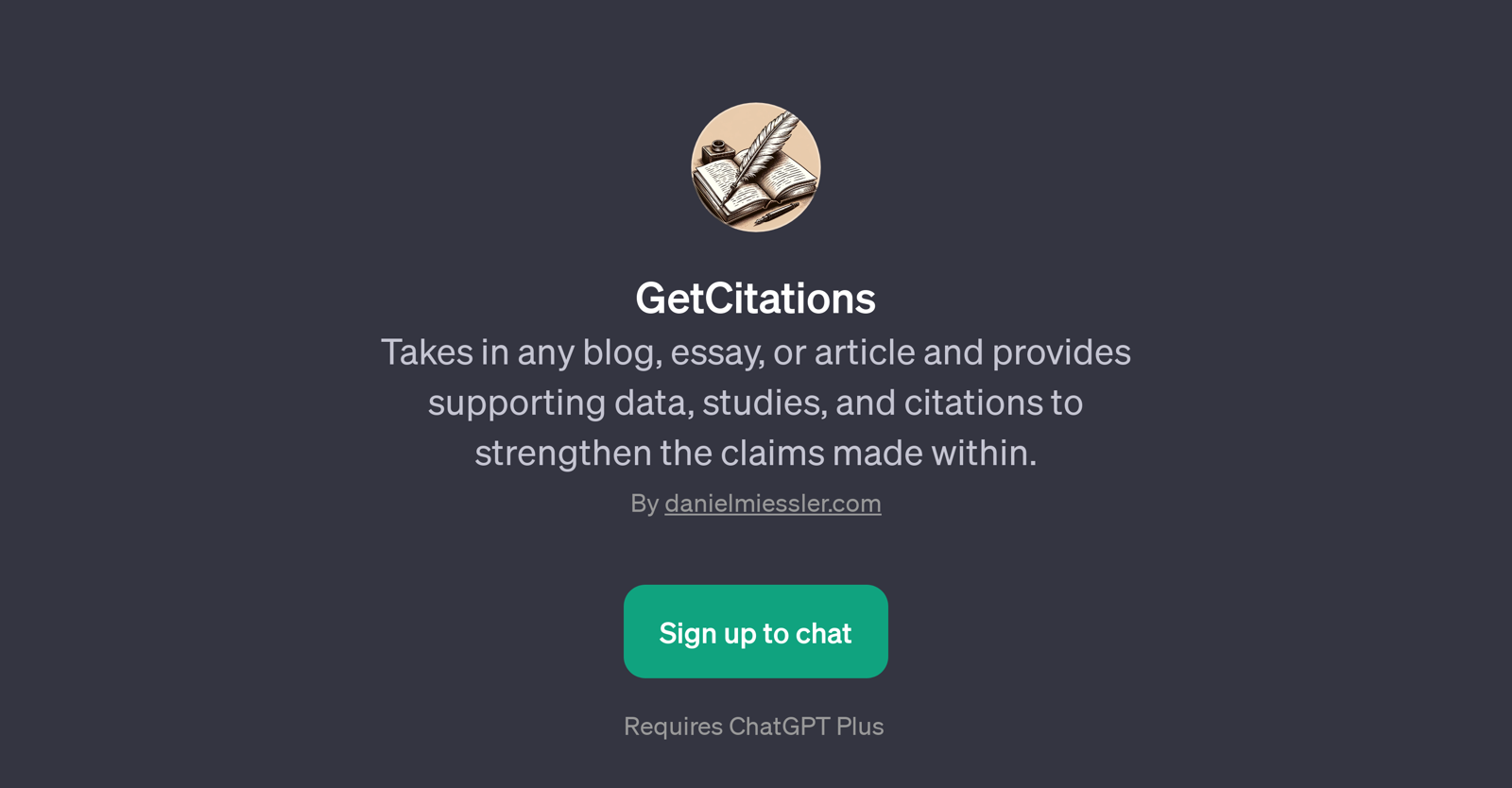 GetCitations website