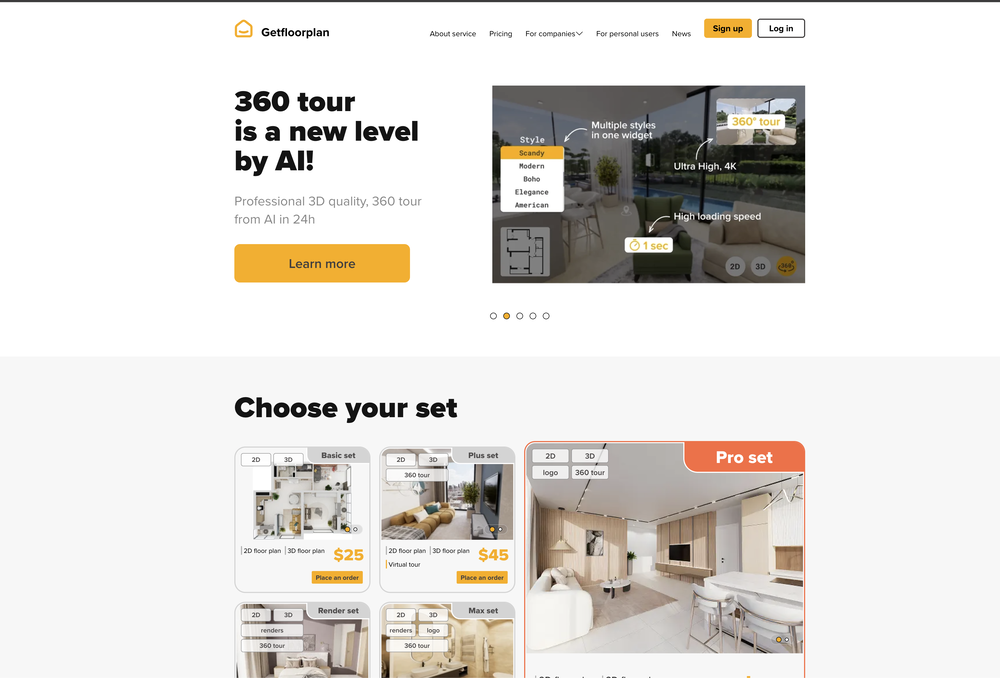 Getfloorplan website