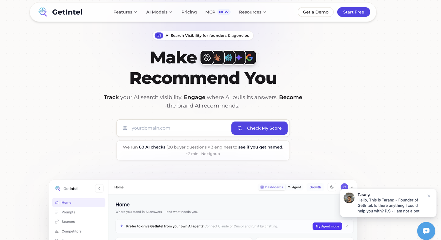 GetIntel website