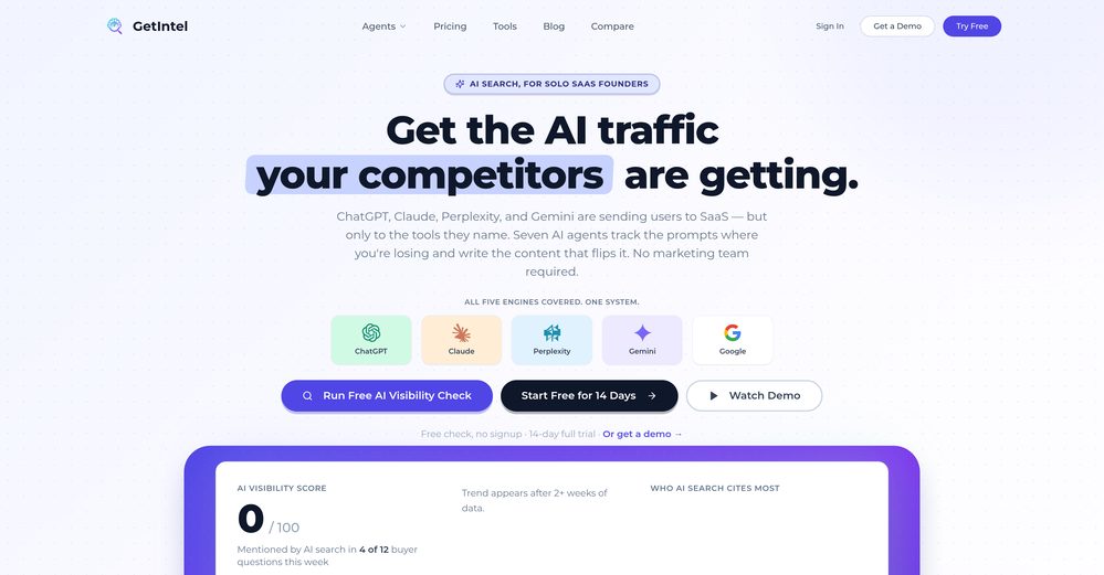 GetIntel website