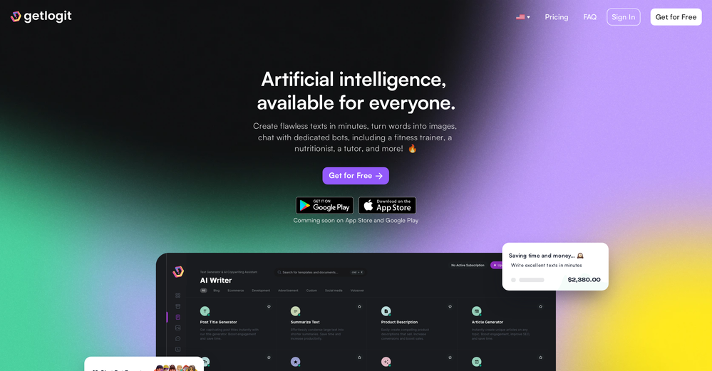 GetLogit website