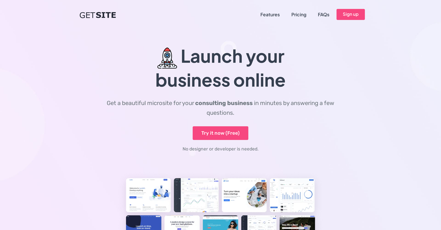 GetSite website