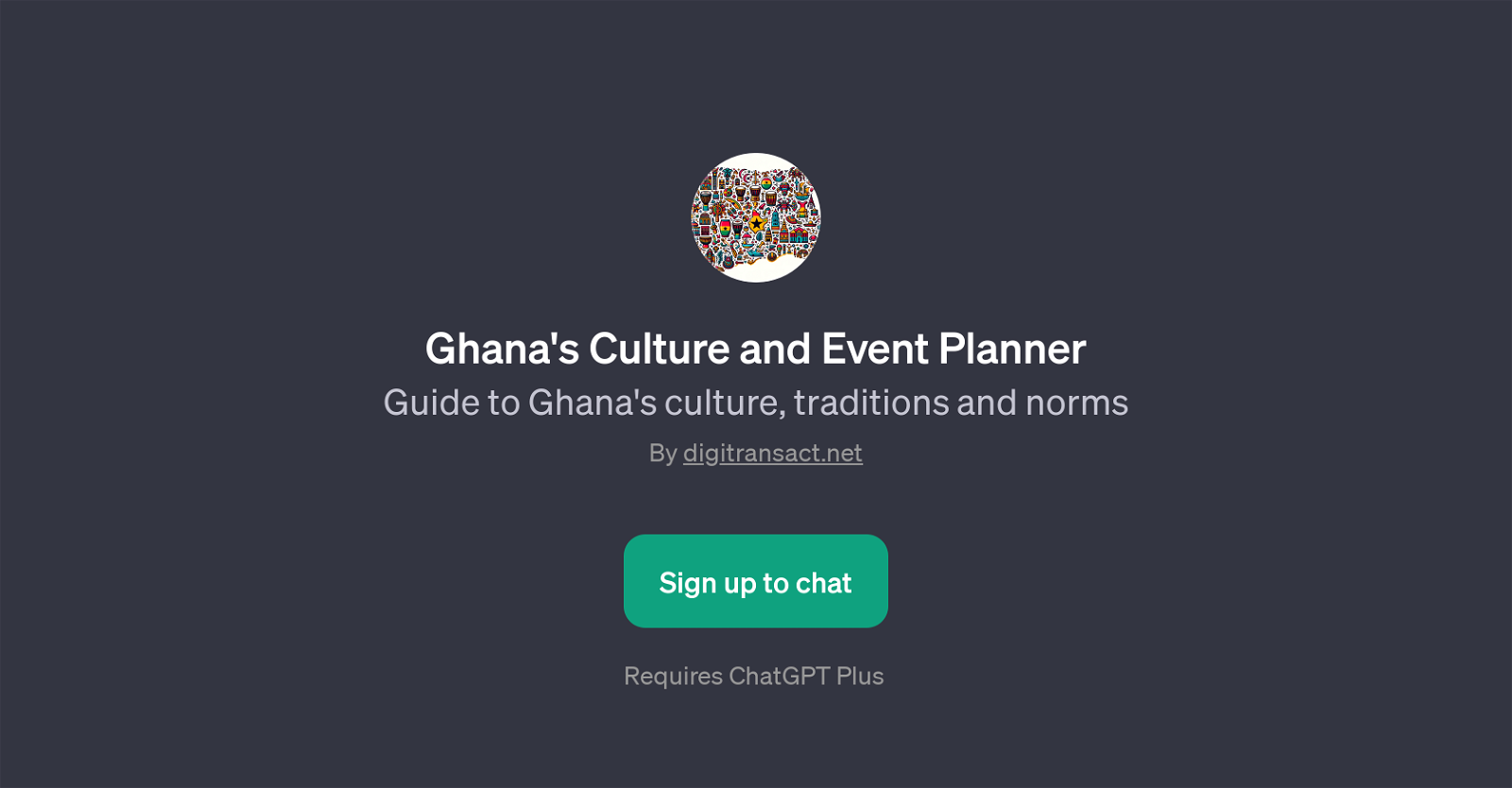 Ghana's Culture and Event Planner website