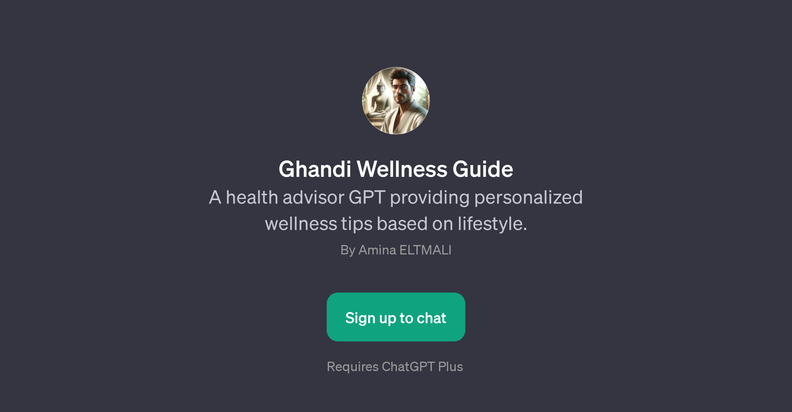 Ghandi Wellness Guide website