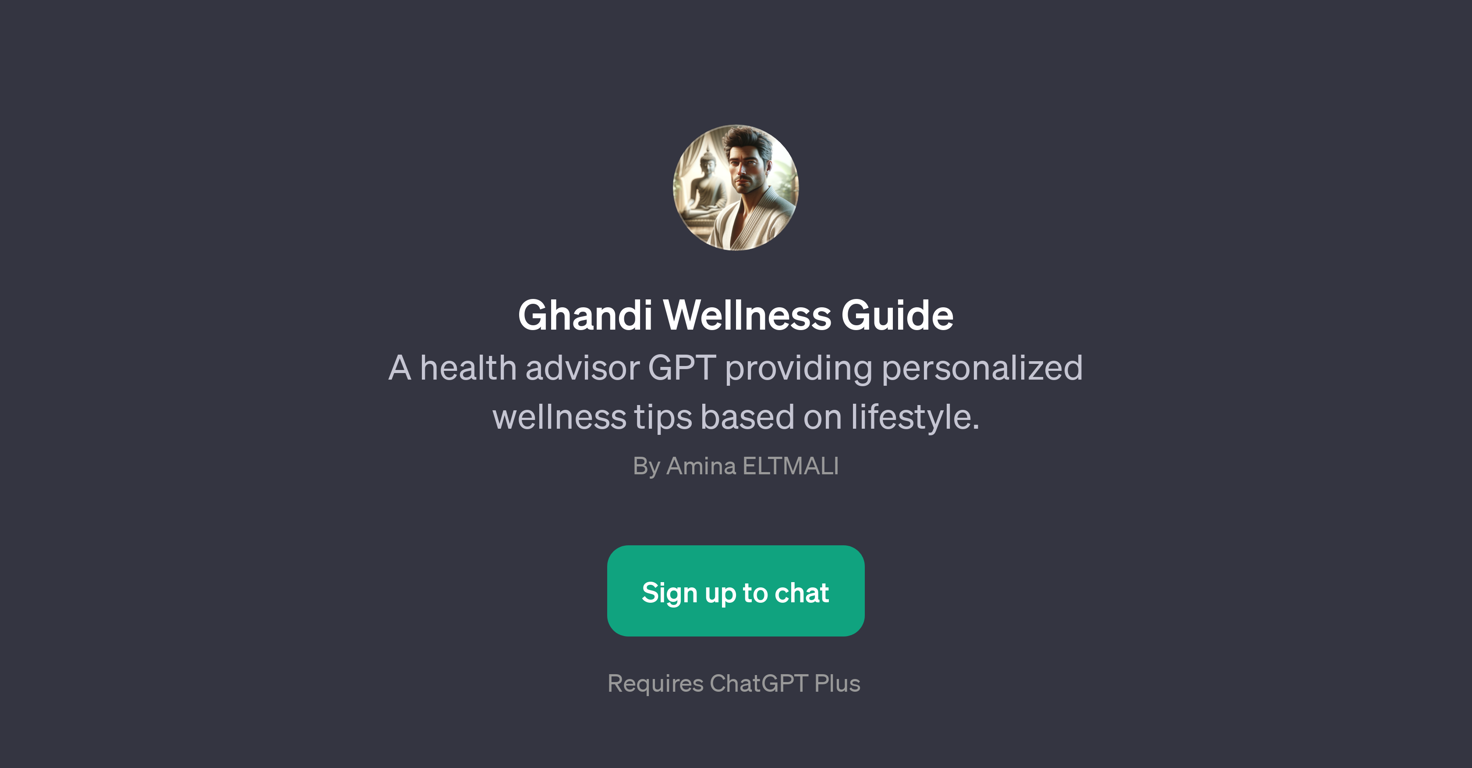 Ghandi Wellness Guide website