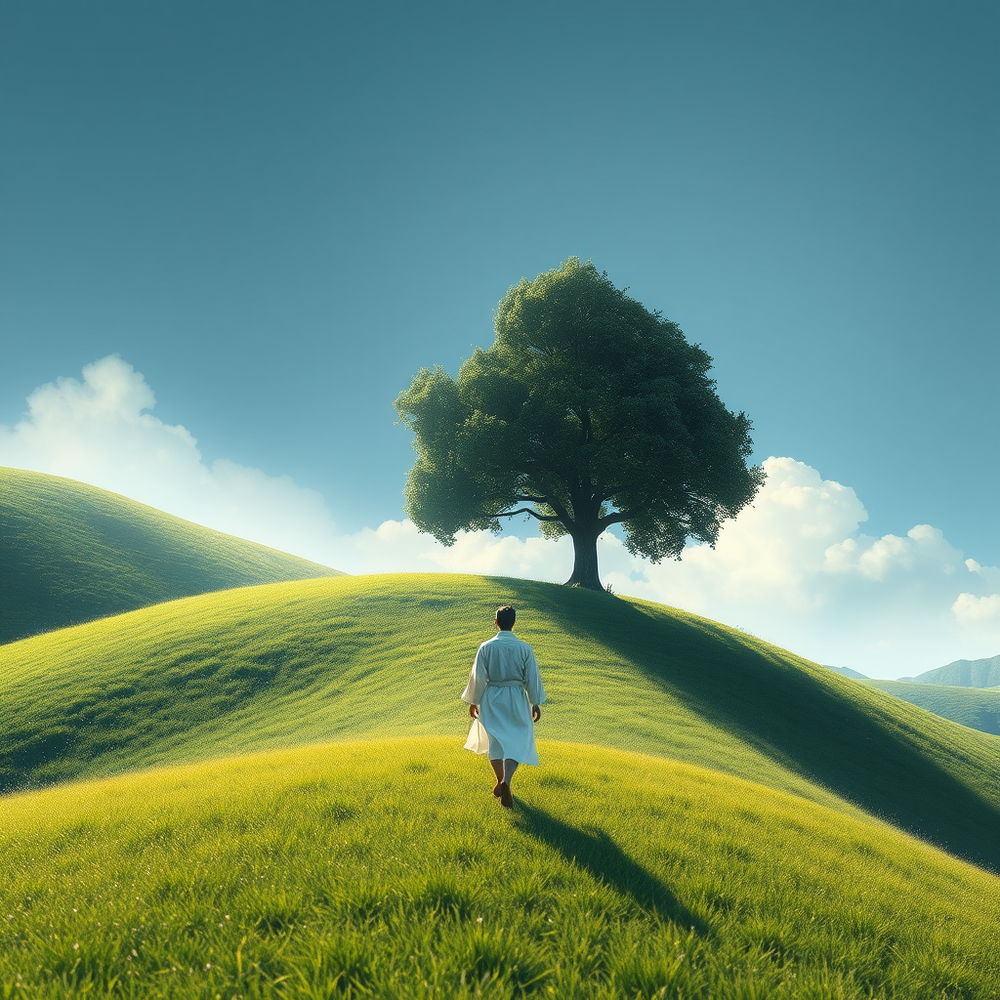 Ghibli inspire , smooth velvet-like textures, soft diffused lighting, cinematic composition, minimalistic style, surreal atmosphere, high detail, soft shadows, deep contrast, volumetric light, V-Ray rendered image generator , volumetric ambient occlusion website