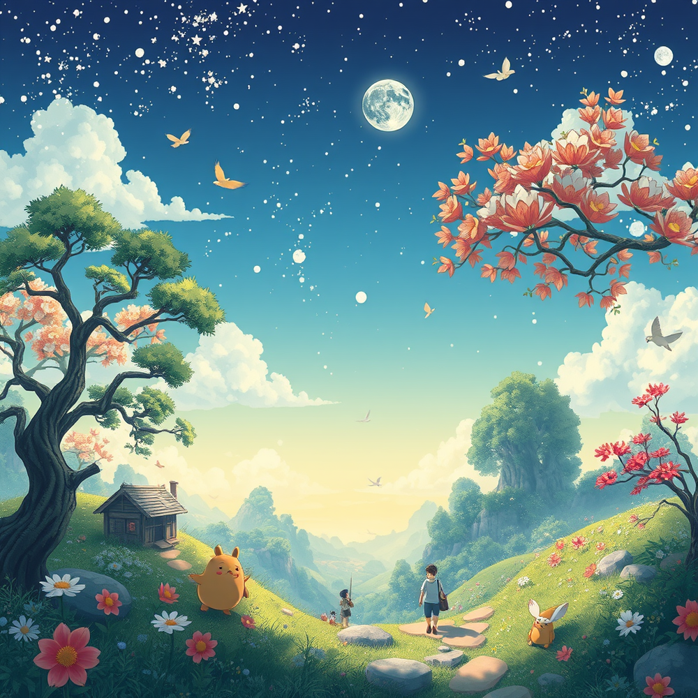 Ghibli style images website