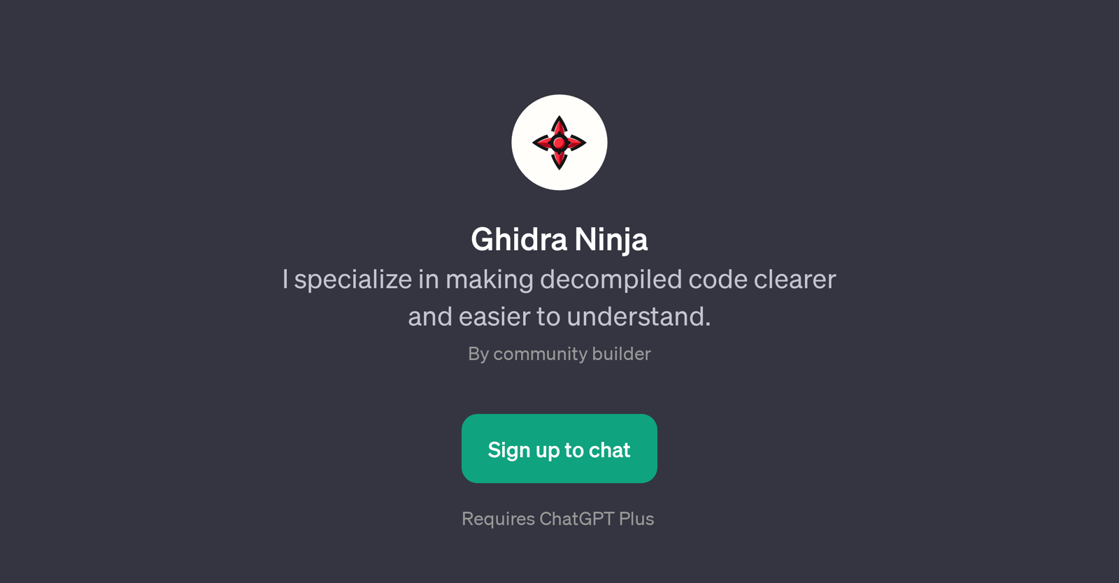 Ghidra Ninja website