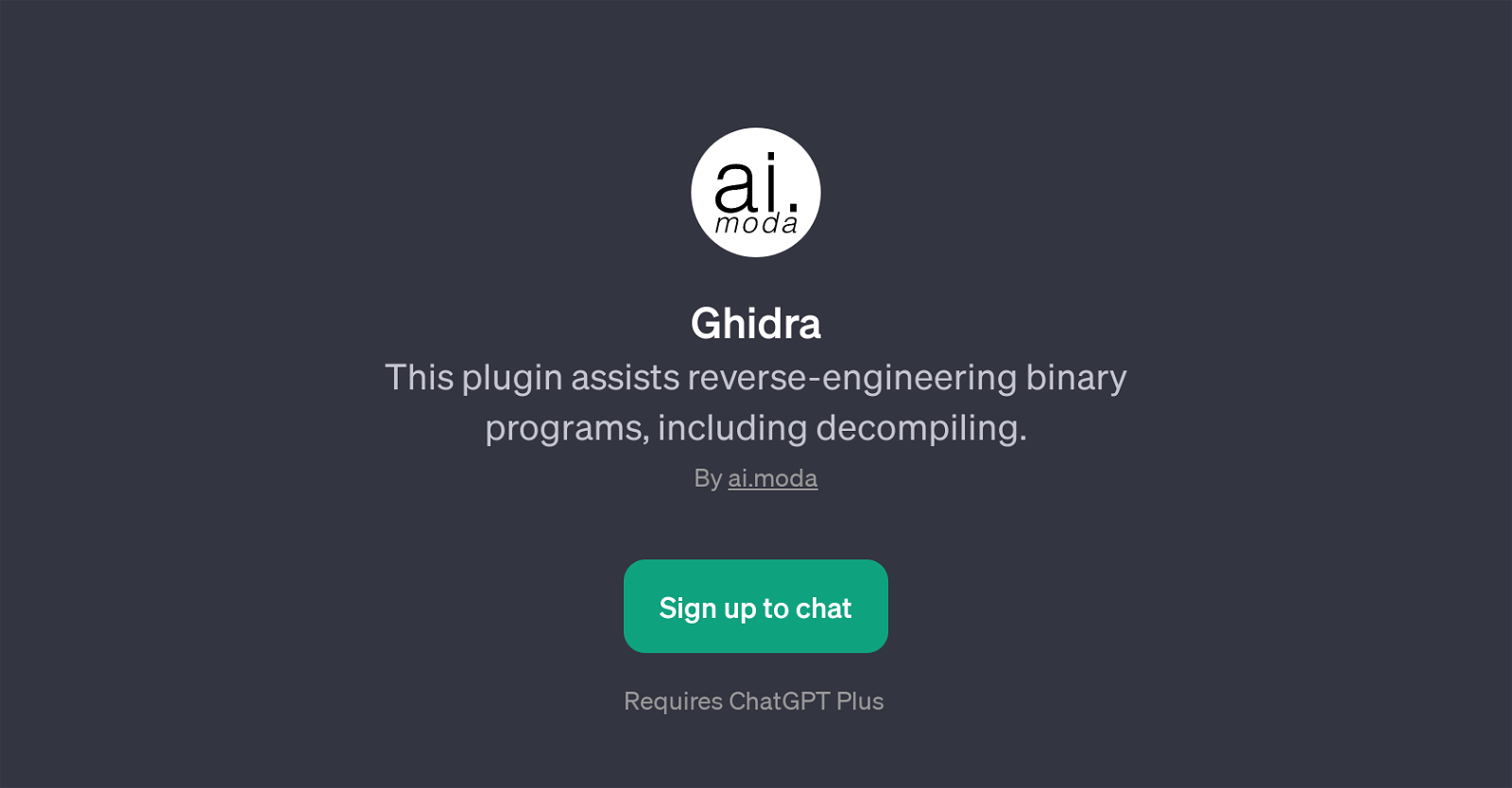 Ghidra website