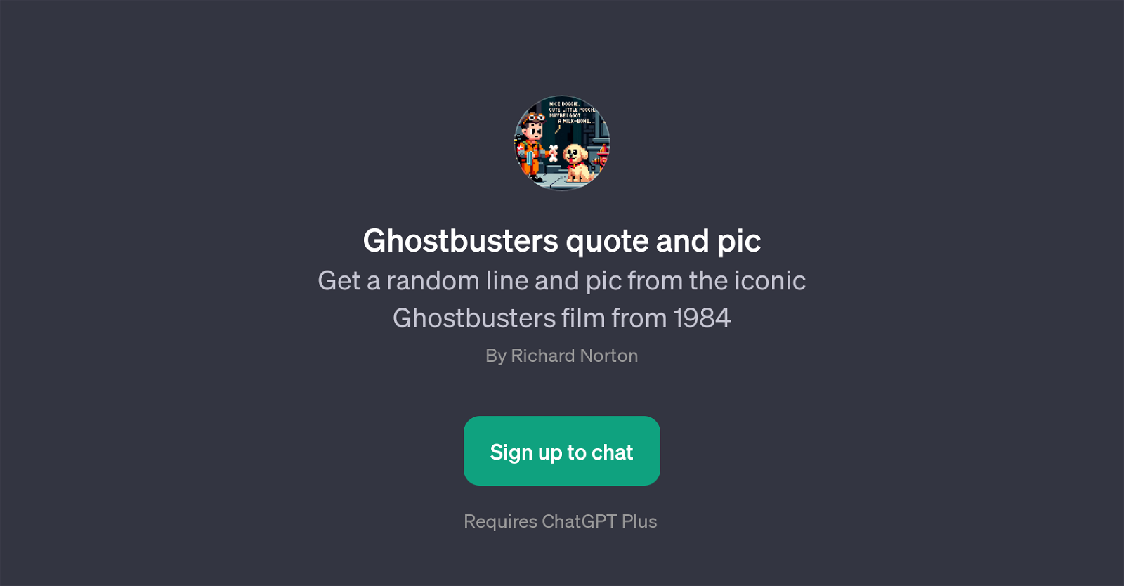 Ghostbusters quote and pic website