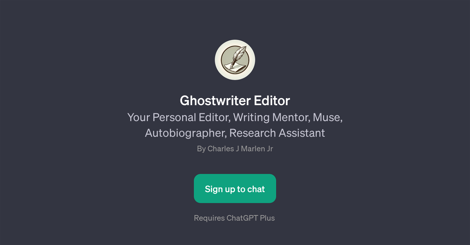 Ghostwriter Editor website