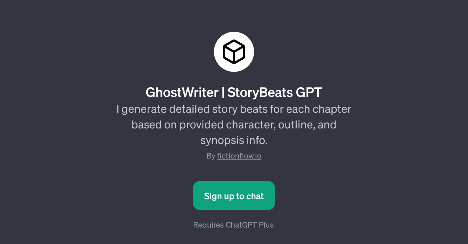 GhostWriter | StoryBeats GPT website
