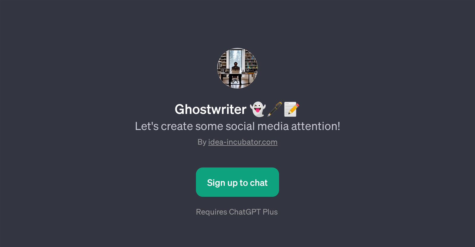 GhostwriterGPT website