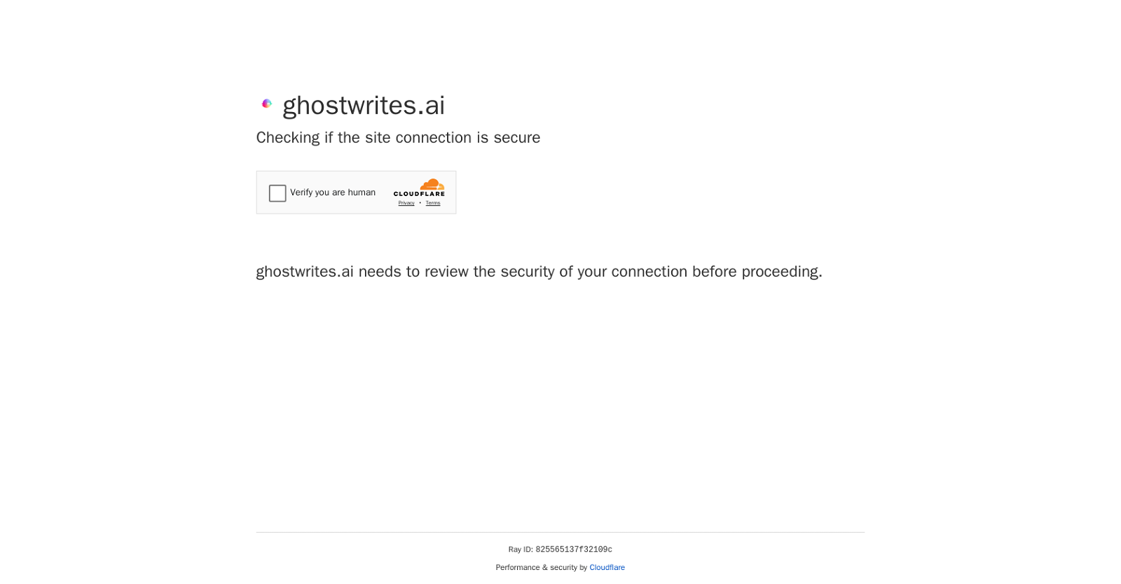 Ghostwrites website
