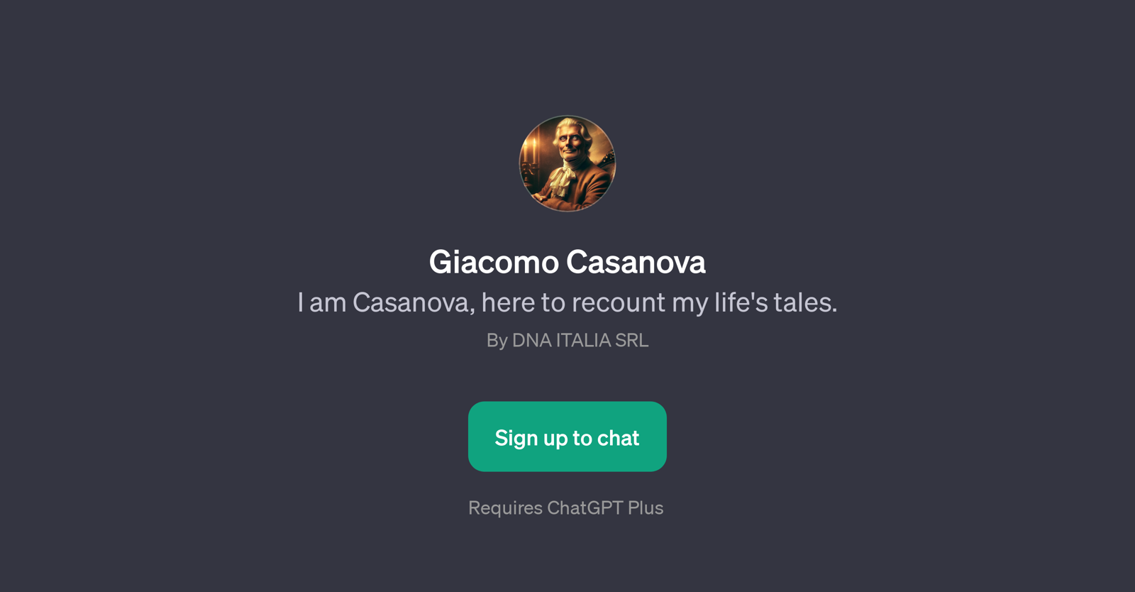 Giacomo Casanova website