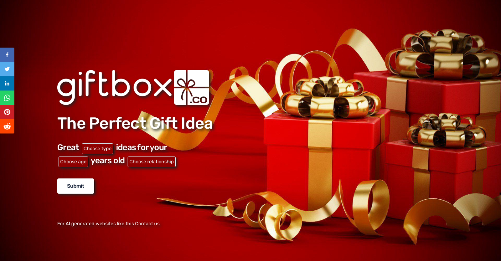 Gift Box website
