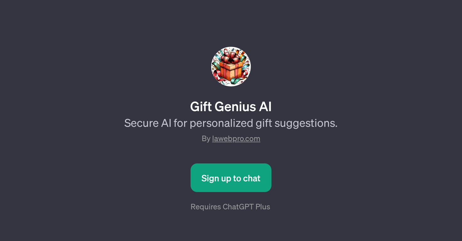 Gift Genius AI website