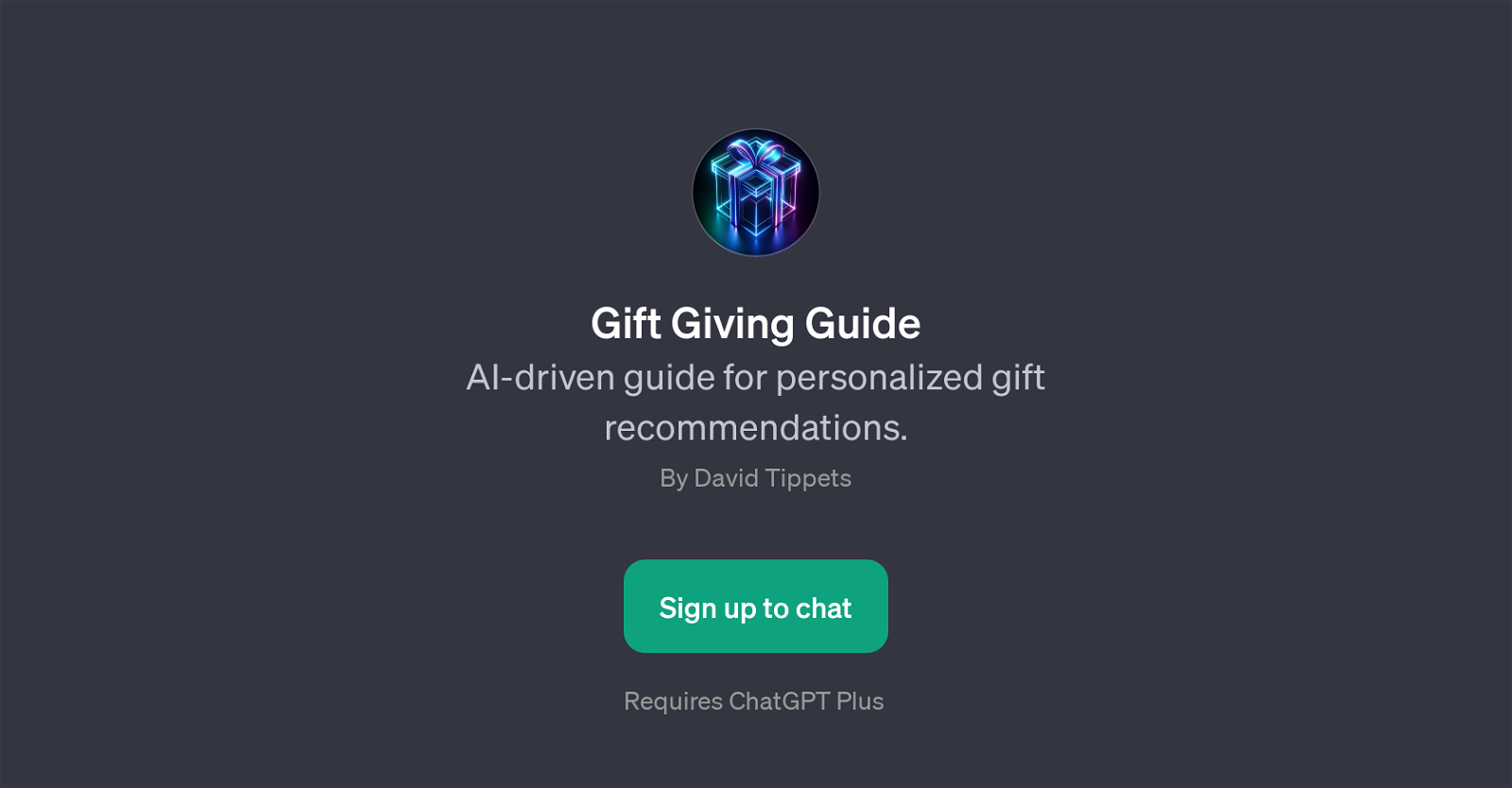 Gift Giving Guide website
