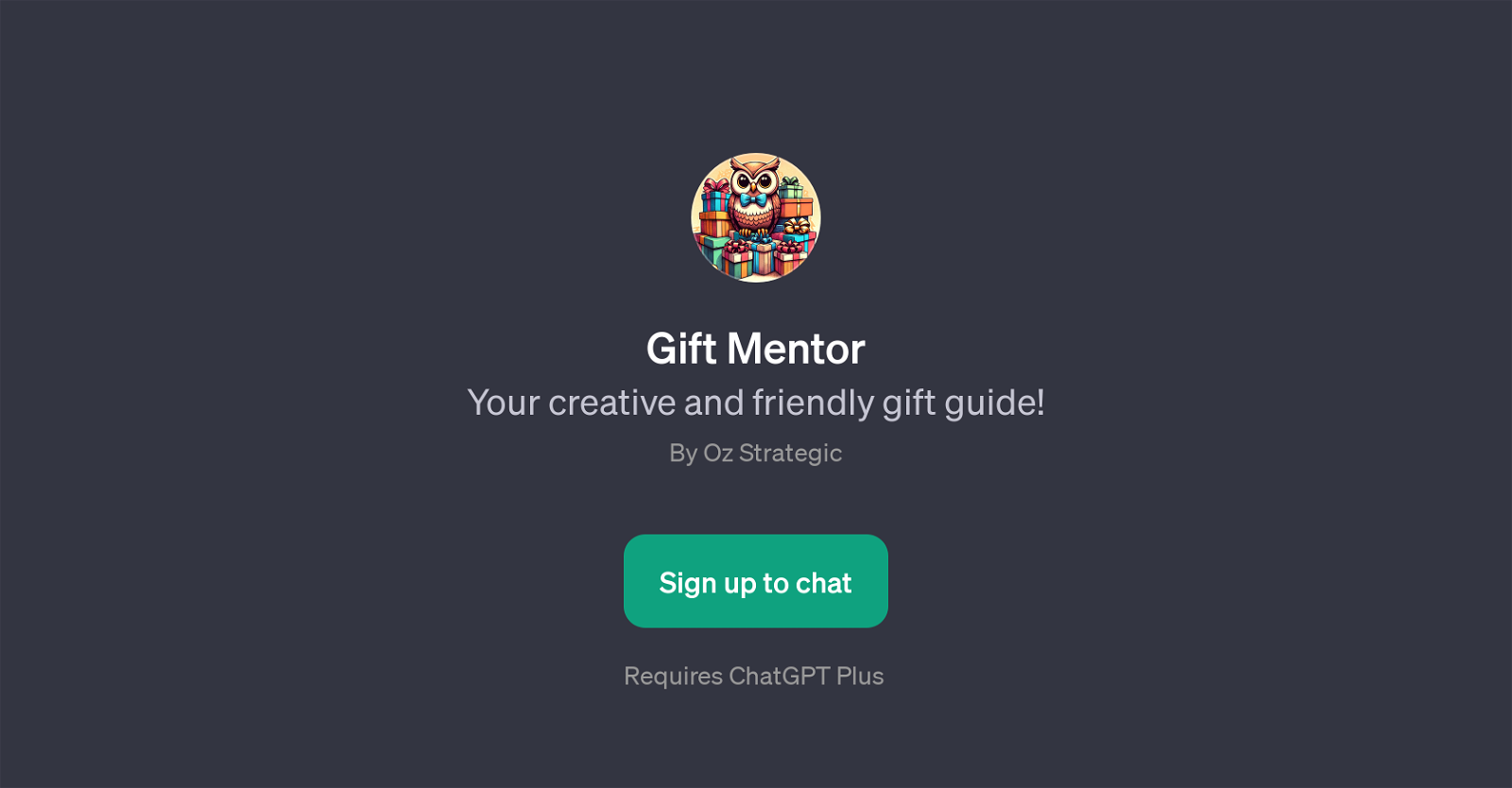 Gift Mentor website