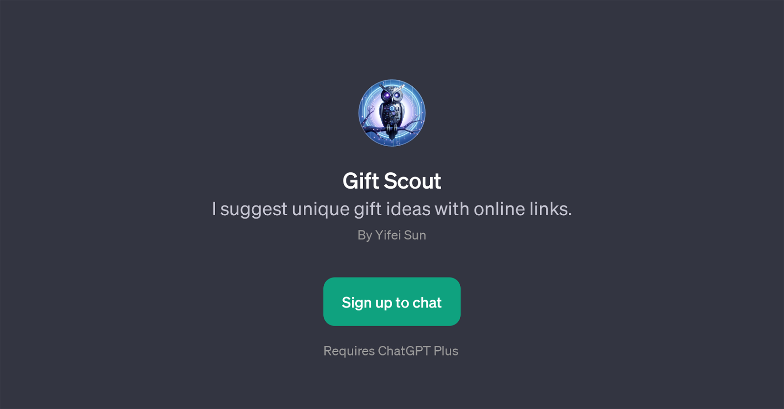 Gift Scout website
