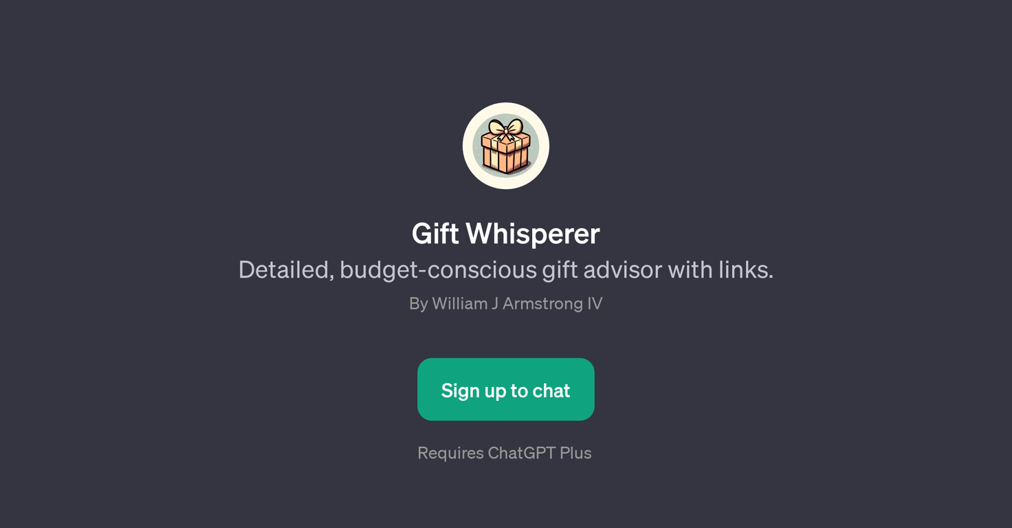 Gift Whisperer website