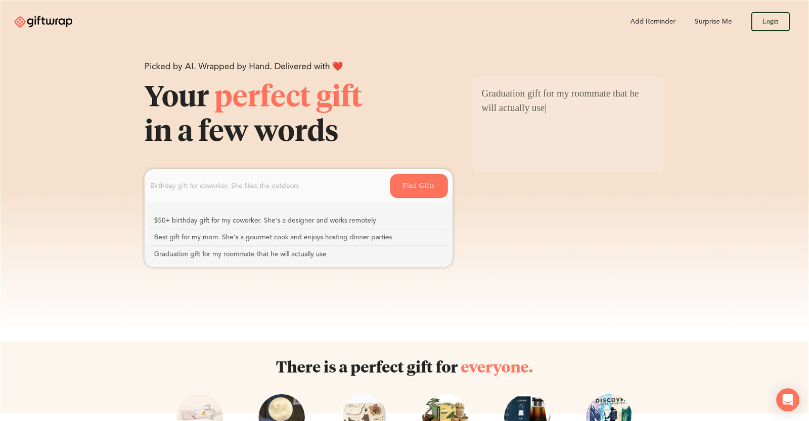 Giftwrap website