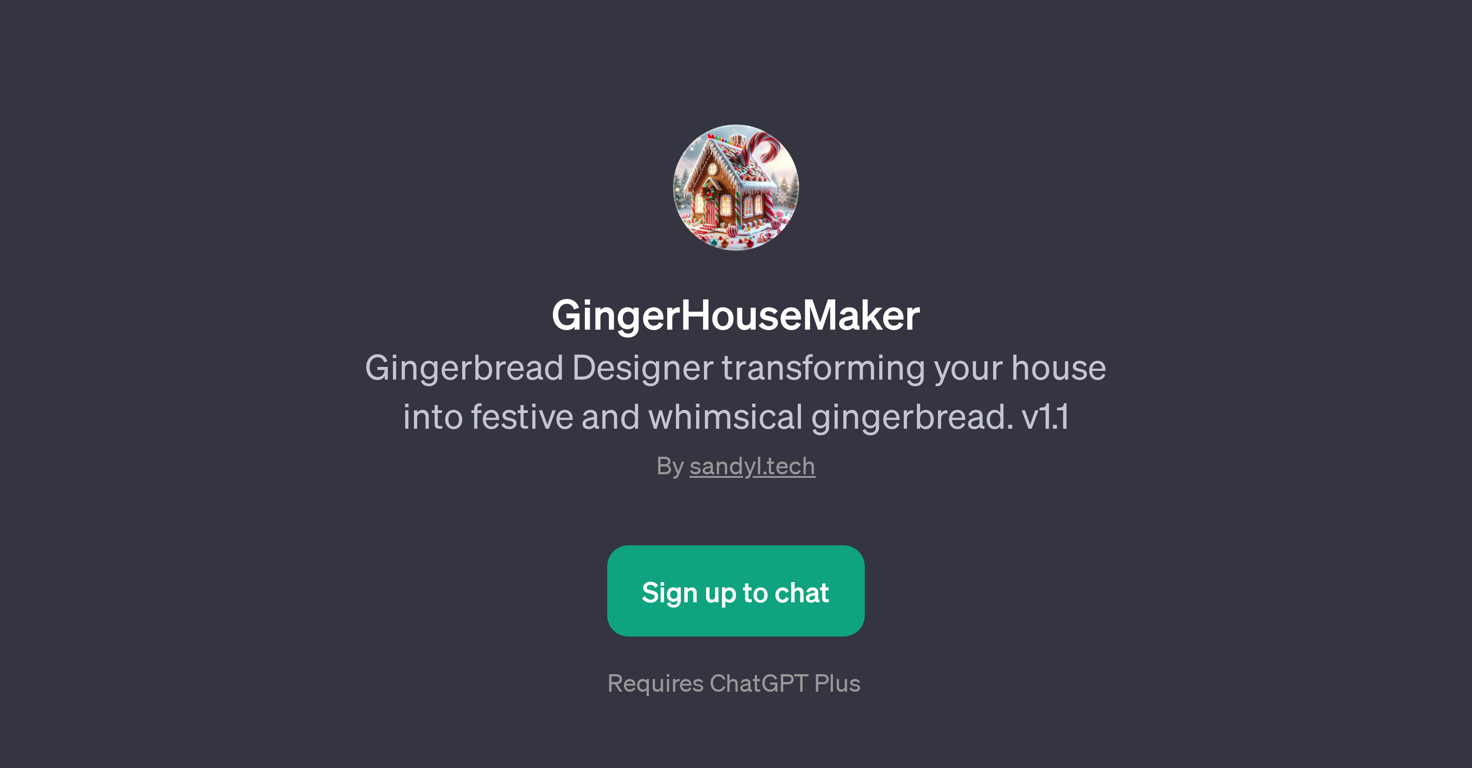 GingerHouseMaker website
