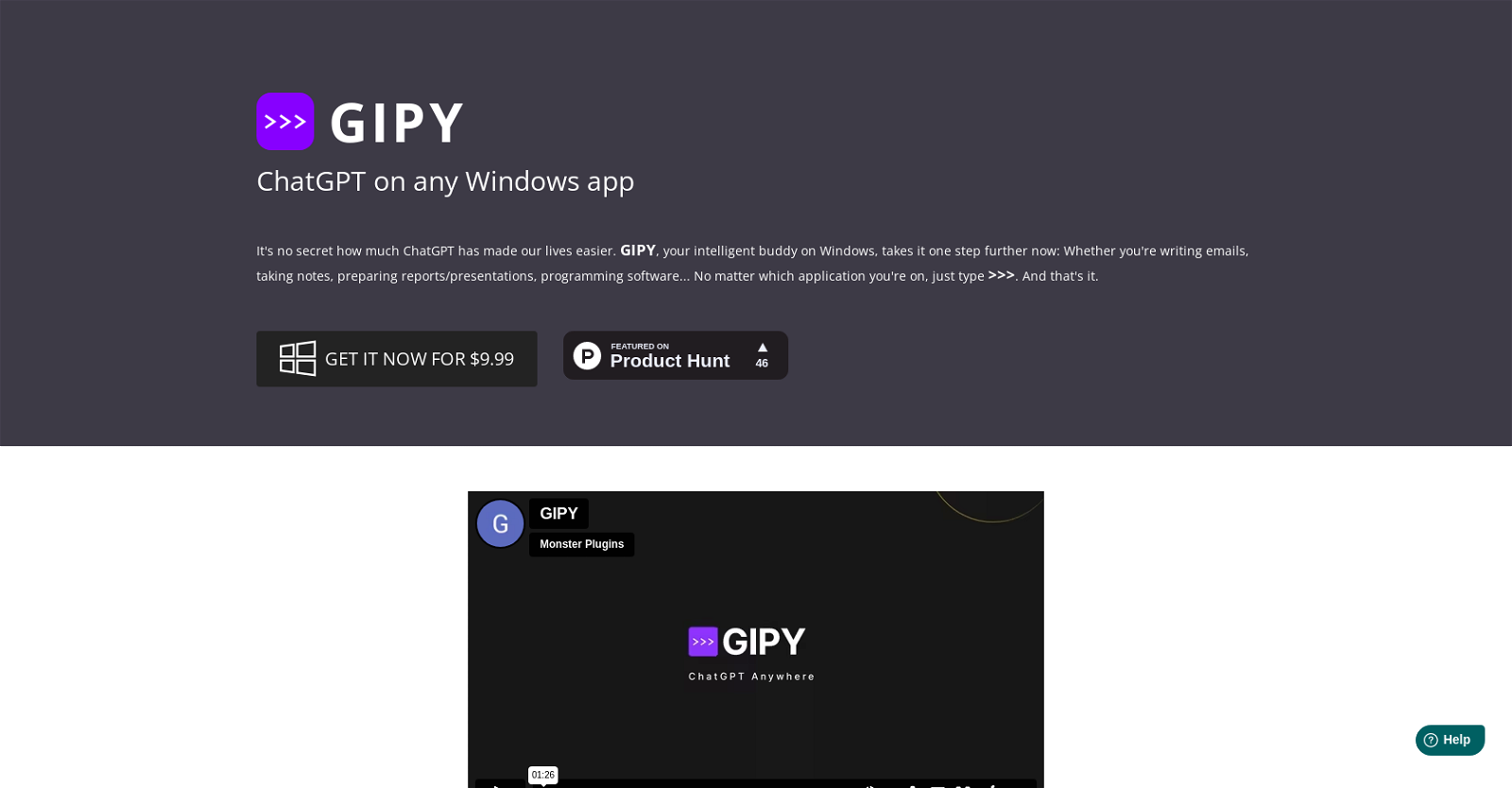 Gipy website