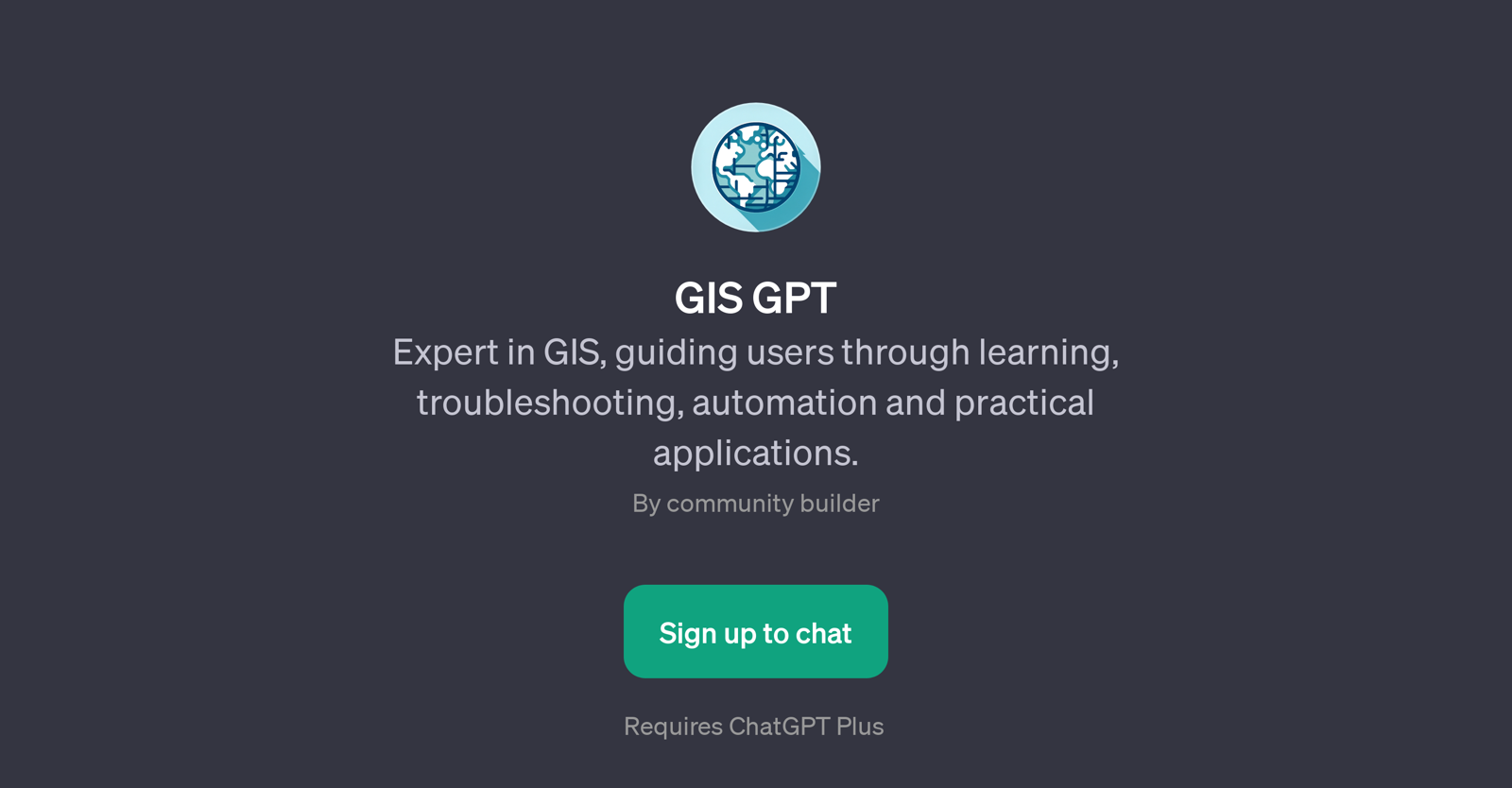 GIS GPT website