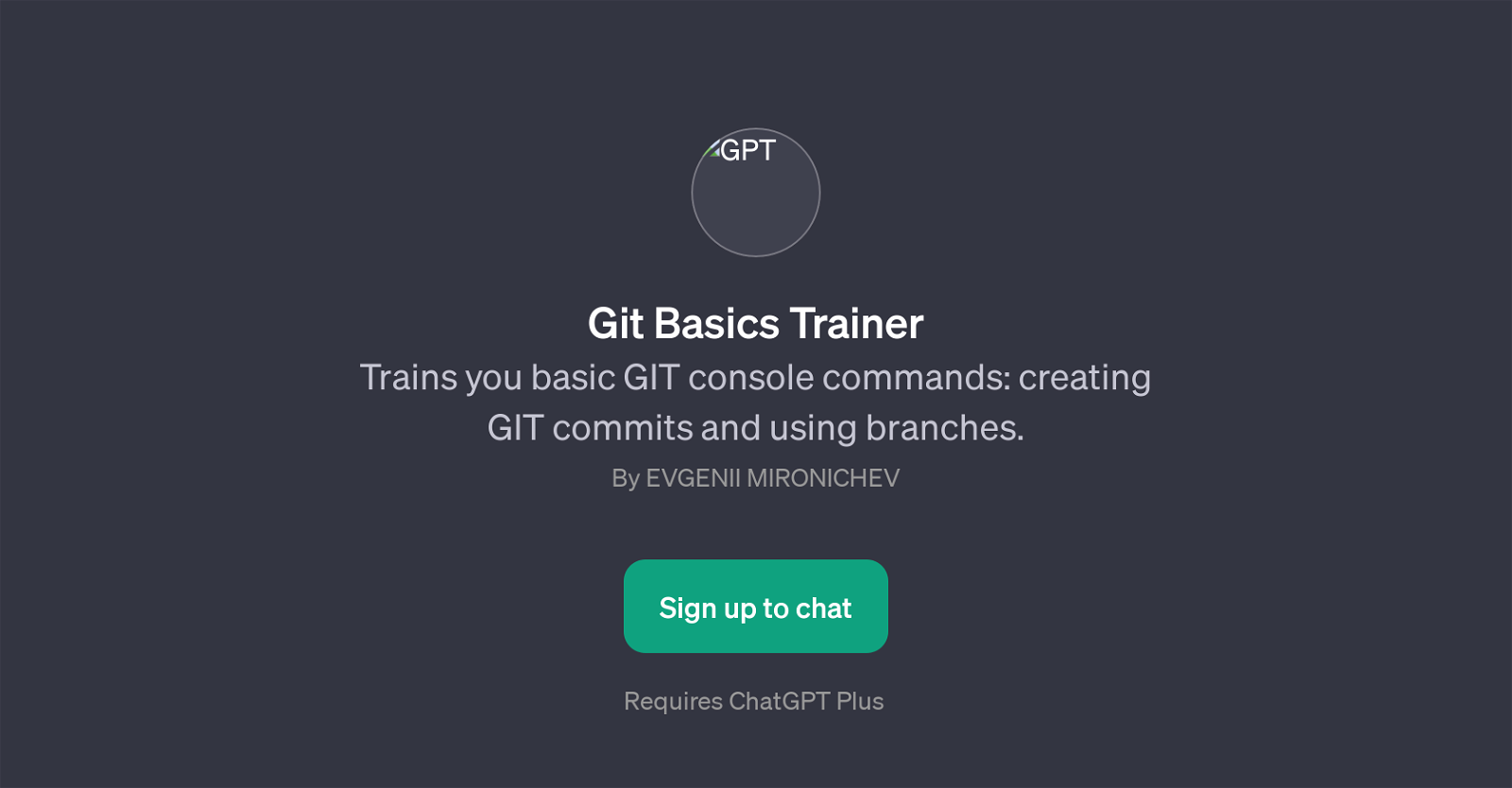 Git Basics Trainer website