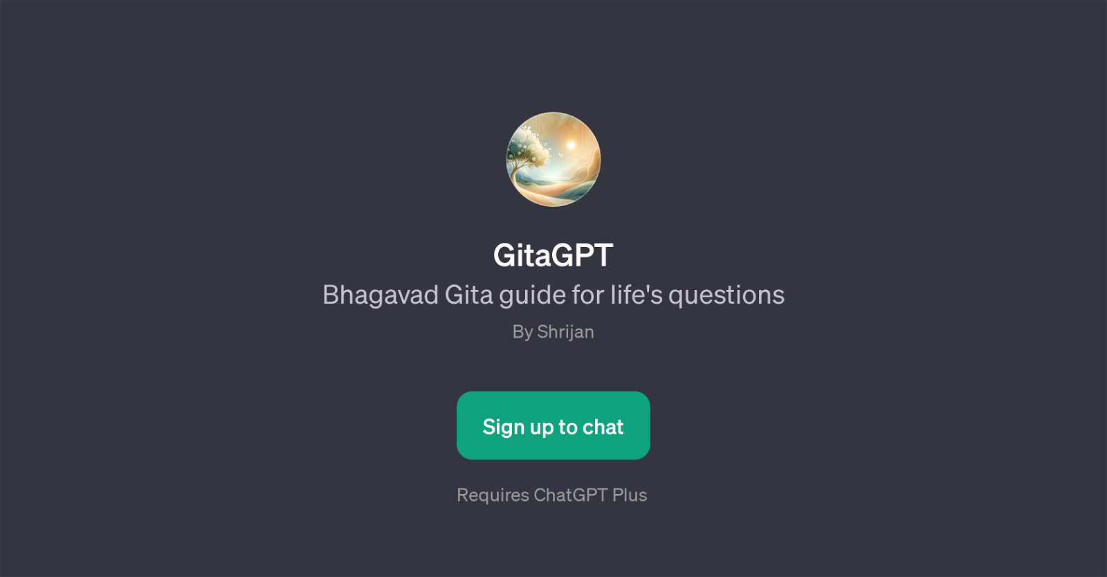GitaGPT website