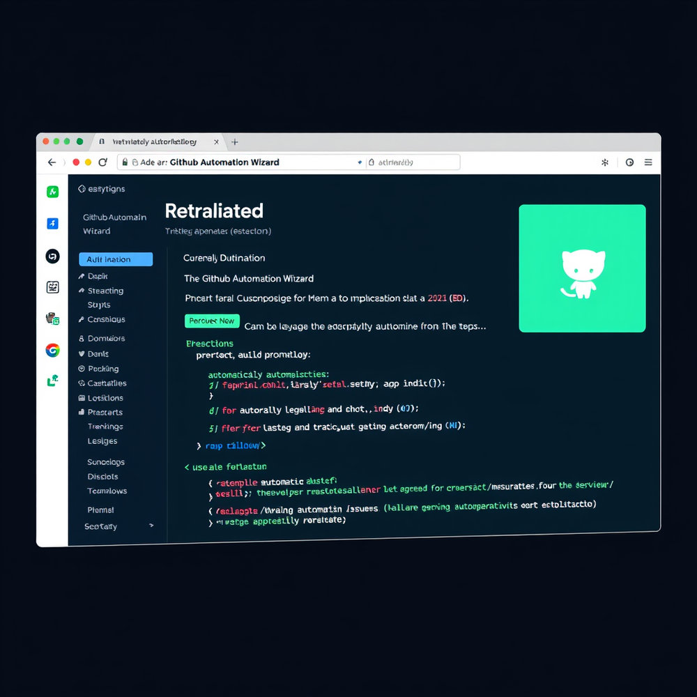 Github Automation Wizard website